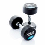 Dumbbell rubber rond 10kg Muscle power