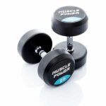 Dumbbell rubber rond 20kg Muscle power