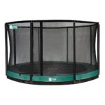Etan Premium Gold Inground trampoline met net 366 cm / 12ft groen2