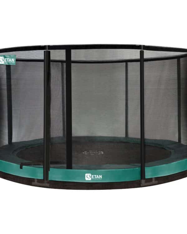 Etan Premium Gold Inground trampoline met net 366 cm / 12ft groen2