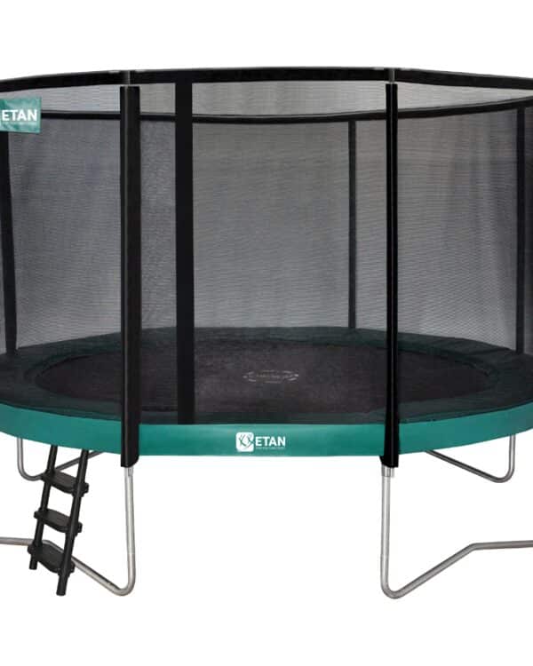 Etan Premium Gold trampoline met net 366 cm /12ft groen2
