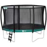 Etan Premium Gold trampoline met net deluxe 366 cm / 12ft groen